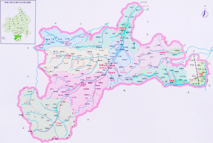 喀喇沁旗行政区划