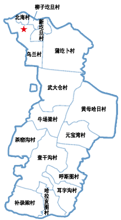恩格贝镇行政区划